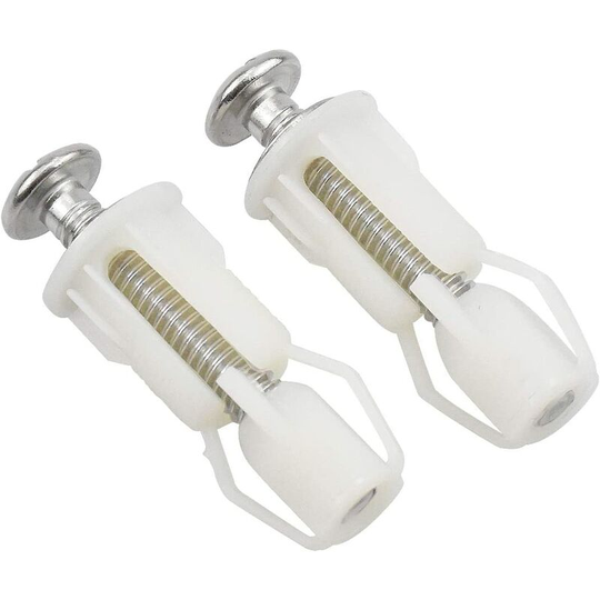 Toilet seat cover screws Easy installation toilet seat fixings, 2pcs
