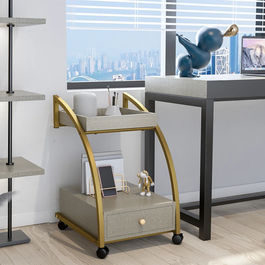 Kandice End Table with Built-In Outlets