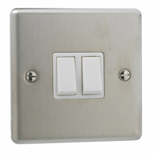 Double Gang Wall Mounted Light Switch
