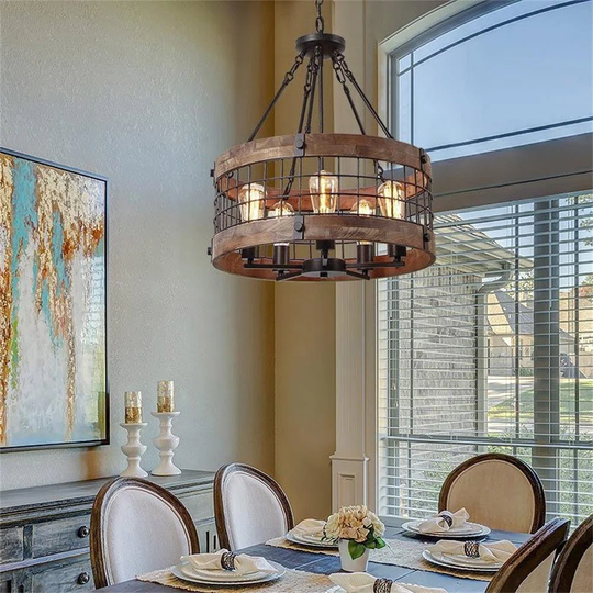 Higginson 5-Light Drum Chandelier