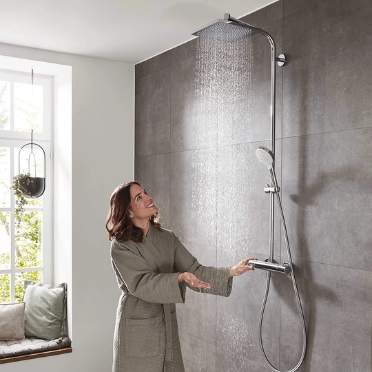 Schantz Thermostatic Shower with Dual shower head