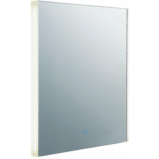 Wall Light IP44 Mirrored Glass & Silver Paint 17W led Bulb Included