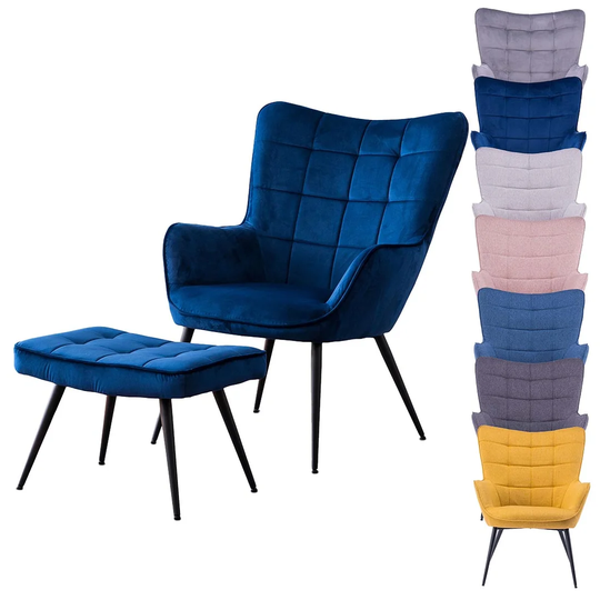 Juin Lounge Chair and Footstool