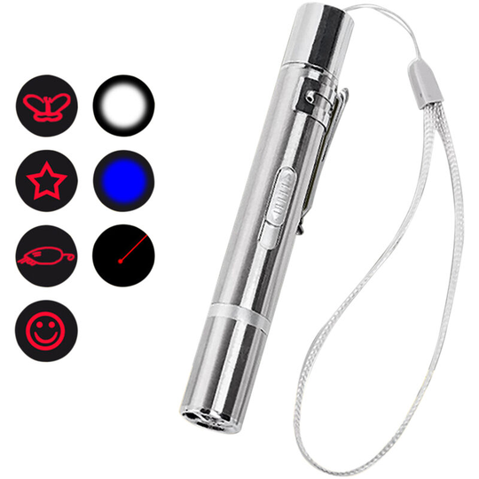 Cat Toy Interactive Penlight for Indoor Cats Dog Chaser Toys Small Light Wand Toy