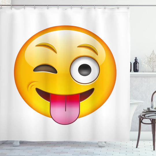 Bashira Polyester Shower Curtain Set