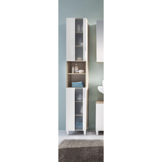 Kaweka 33cm x 191cm Free Standing Tall Bathroom Cabinet