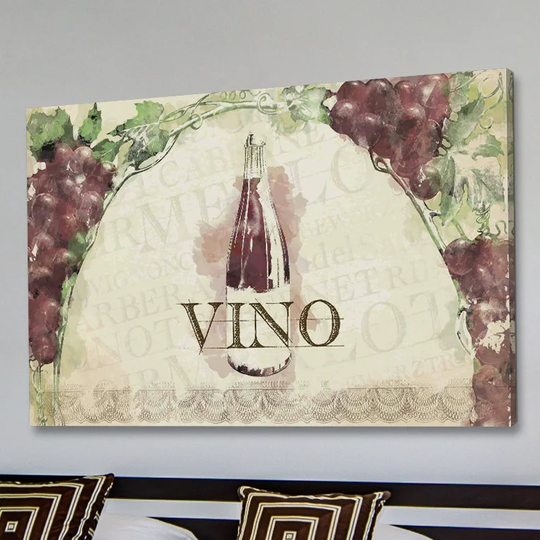 Wine - Wrapped Canvas Painting Print