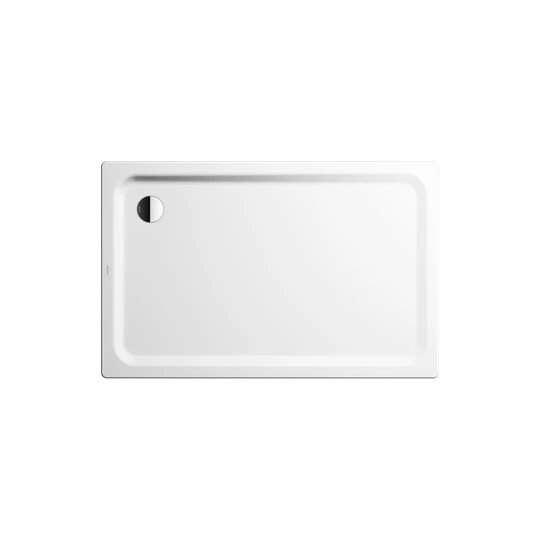 Superplan 1700 x 900 mm Steel Enamel Shower Tray - Warm Grey
