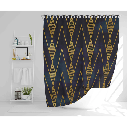 Lorinda Polyester Shower Curtain Set