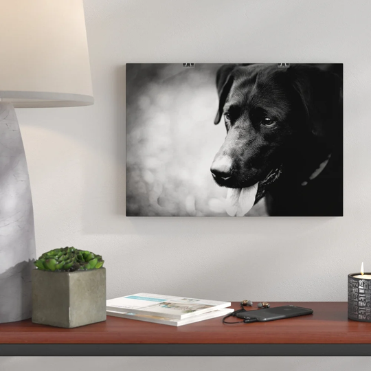 'Black Labrador Dog' Graphic Art