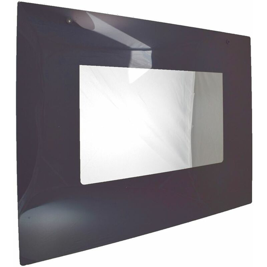 Indesit - Main Door Glass Black Rohs for Cookers and Ovens
