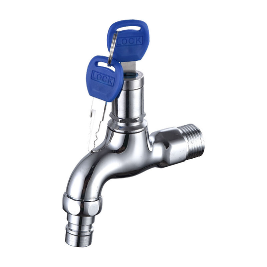 Sunflowergb - anti-theft outdoor faucet, brass faucet, lockable outdoor faucet, garden washing machine, bathroom or rental house