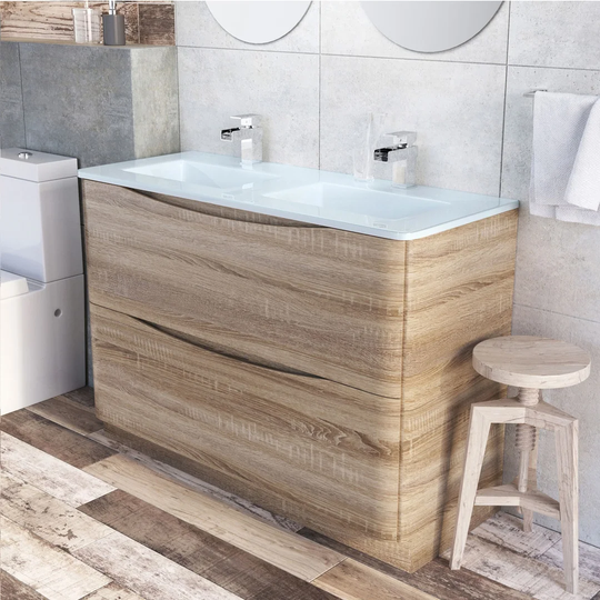 Harleigh 120mm Wall Mounted Vanity Unit