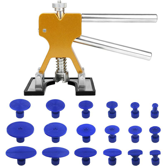 Paintless Dent Removal Kit, Betterlife Car Body Dent Removal Tool with 18 Suction Cups Blue for Car, Fridge, Motorcycle, Washing Machine