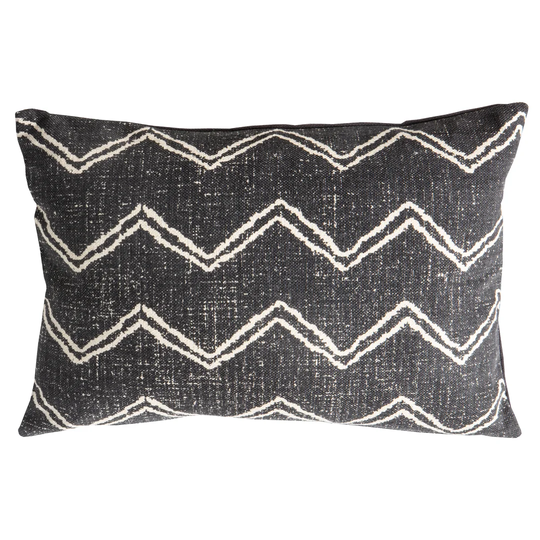 Brasher Feather Chevron Scatter Cushion With Filling