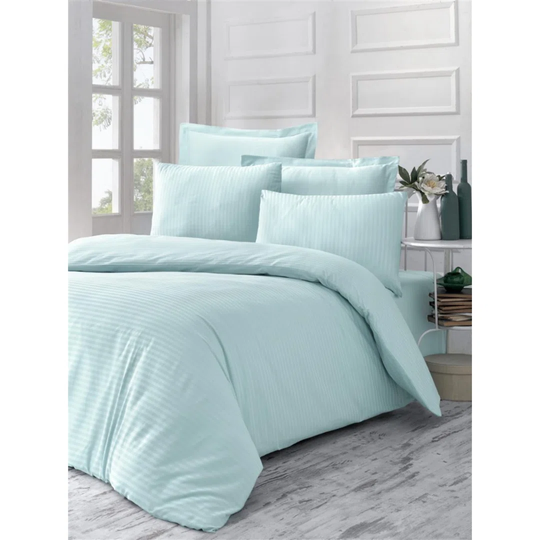 Brutus Cotton Satin 210 TC Modern & Contemporary Duvet Cover Set