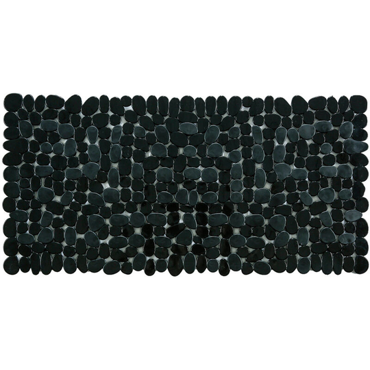 Non-Slip Shower Mat Anti-Mildew Non-Slip Shower Mat for Elderly Rubber Bath Mat with Suction Cup Pebbles Bathtub Mat Mildew Resistant Safety Bathroom