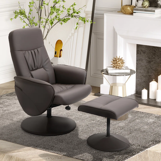 Hartsock Manual Recliner with Footstool