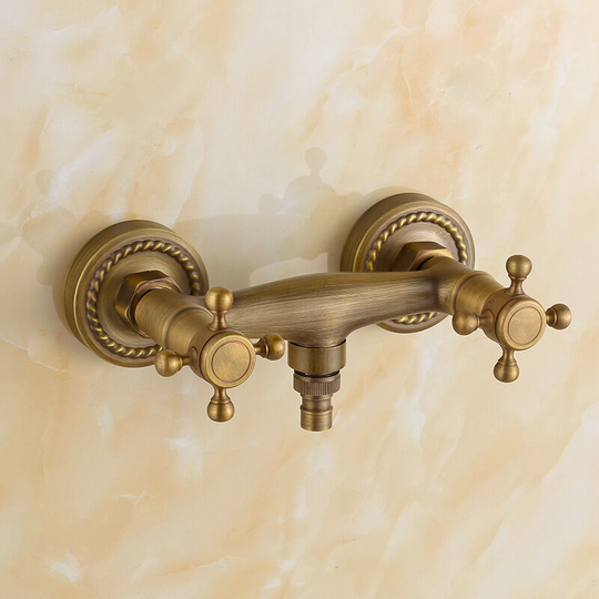 Bette Wall-mounted brass mixer tap for bathtub, shower, vintage bathroom faucet