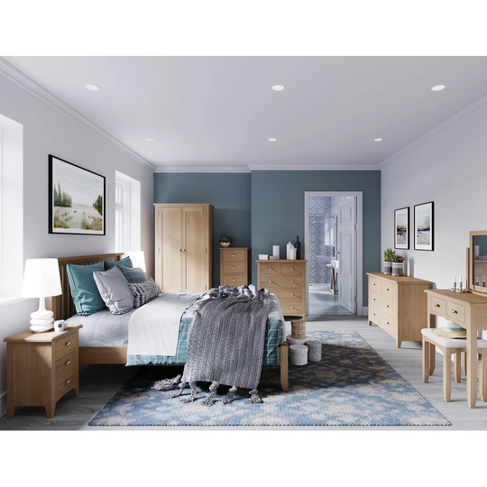 Apolline 5 Drawer 50Cm W Solid Wood Tallboy
