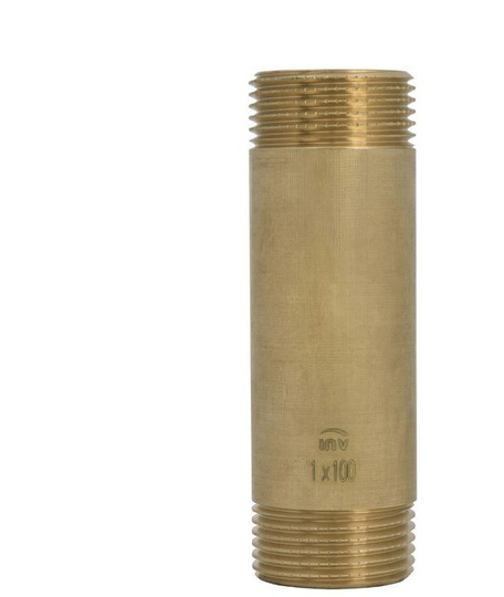Tycner - Brass Water Heating Systems Pipe Fittings 1' Male x Male 150mm Length