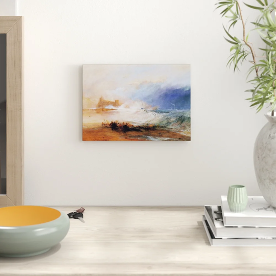 'Northumberland with a Steamboat' by J.M.W. Turner Printing Print