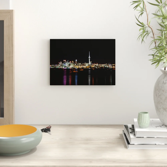 'New Zealand Skyline' Graphic Art