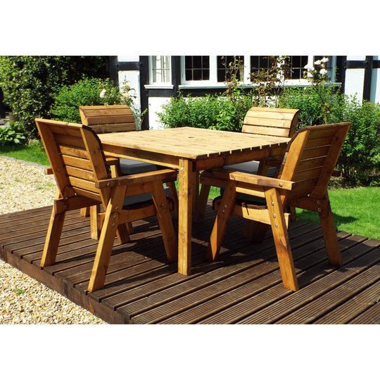 Felder 4 Seater Dining Set with Cushions