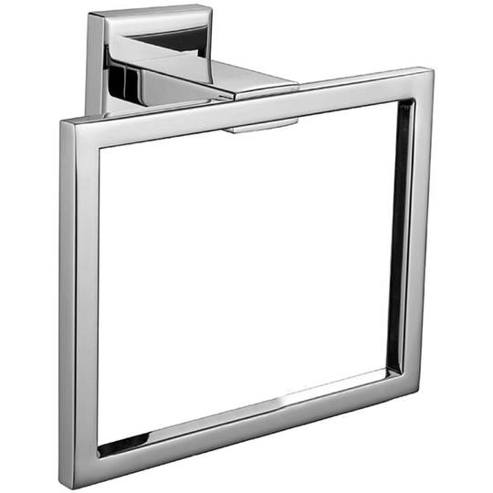 Simple Hand Towel Ring , Stainless Steel Bathroom Towel Holder, Square Towel Ring, Shower Kitchen Towel Hanger Wall Mount-Mirror light