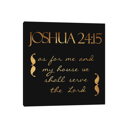 Shall Serve by Jace Grey - Wrapped Canvas Typography
