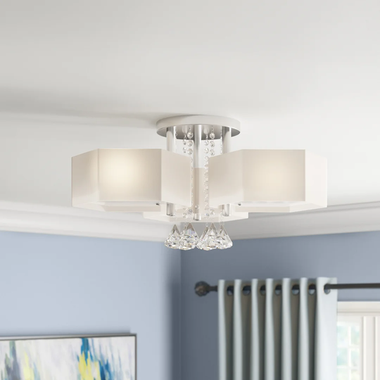 Morrison 3-Light 65Cm Semi Flush Mount