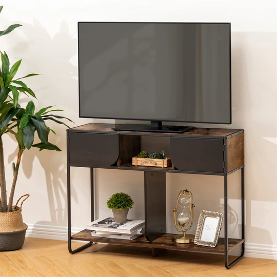 Console Table With Drawers Sofa Table With Storage Rustic Entry Table Console Tables For Entryway Narrow Wood Accent Table For Hallway Living Room Foy