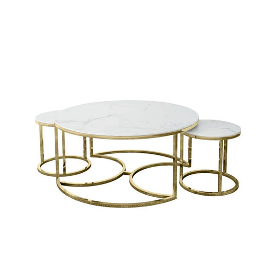 Woden Coffee Table Set