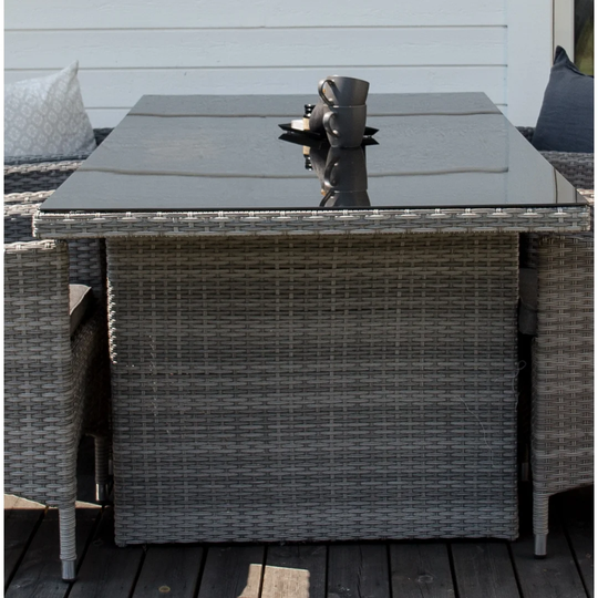 Mabton Rattan Dining Table