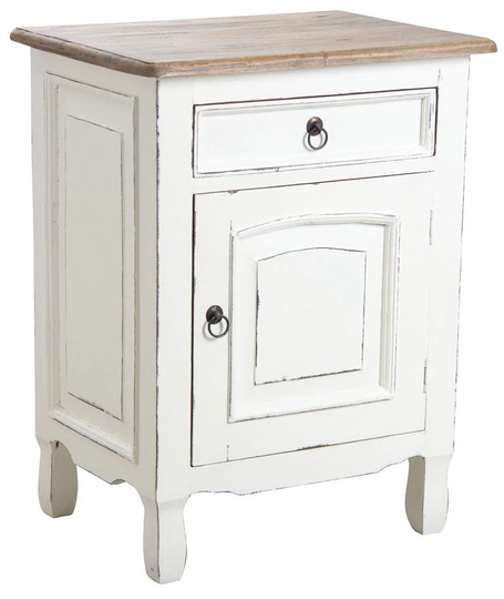 End Table with Built-In Outlets