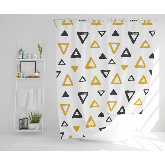 Saskia Polyester Shower Curtain Set