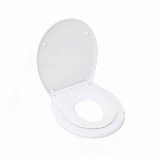 Soft Close Family Child Potty Training Toilet Seat with Fixings - Oypla