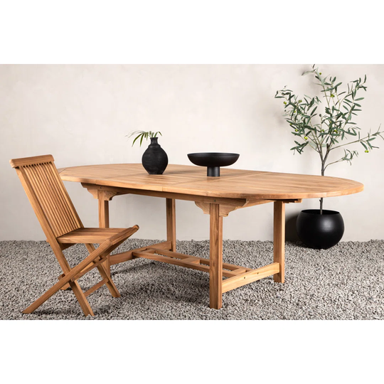 Gioliu Extendable Teak Dining Table