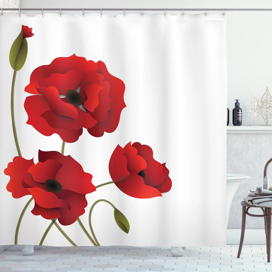 Cheneaux Polyester Shower Curtain