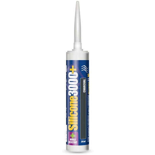 Tilemaster - 3000 Plus Charcoal 310ml Silicone