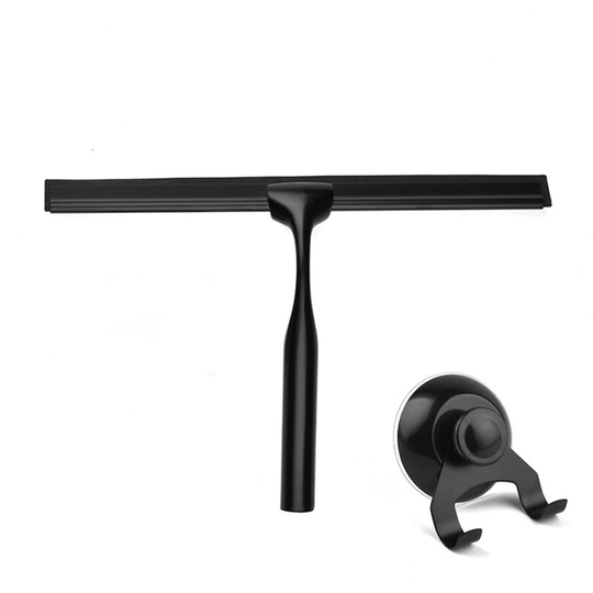 Sunflowergb - Shower squeegee with wiper blades for cleaning bathroom mirrors (suction cup)