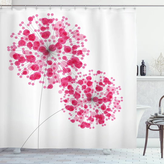 Barrecchia Polyester Shower Curtain Set