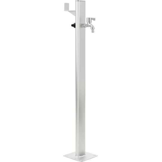 Garden Water Column Aluminium 95 cm - Silver