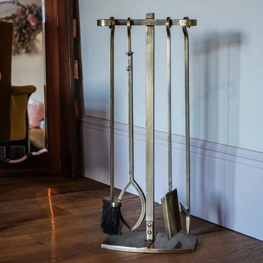 Eko 4 Piece Iron Fireplace Tool Set