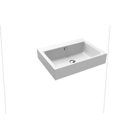 Puro Bahama Beige Steel Enamel Rectangular Wall Hung Bathroom Sink