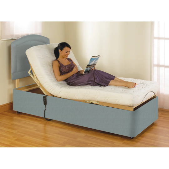 Abbeyville Upholstered Adjustable Bed with Mattress