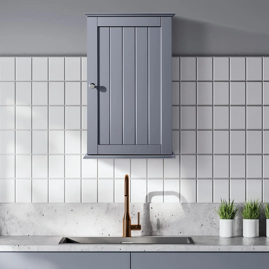 Lilly-Mae 55Cm W x 20.7Cm H x 35Cm D Wall Mounted Bathroom Cabinet