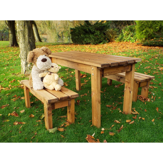 Flores Children's 3 Piece Play Table and Bench Set