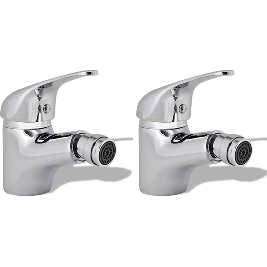 Bidet Faucets 2 pcs Chrome VD18809 - Hommoo