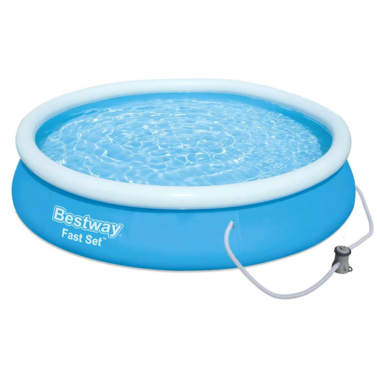 2.6' + 12' Plastic Inflatable Pool